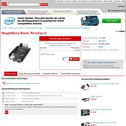 Commandez Kits de développement pour processeurs et microcontrôleurs BeagleBone Black Beagleboard.org BB-BBLK-000 sur rswww.fr et soyez livrés dès le lendemain.