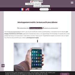 Développement mobile : les bons outils pour débuter - Master CAWEB