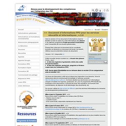 Document d’informations PPO pour les services éducatifs et informatiques , v.2.0