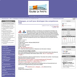 Didapages, un outil pour développer des compétences TICE - Collège La Fayette de Rochefort