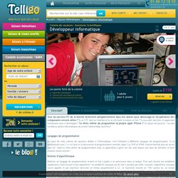Développeur informatique - Colonie de vacances 14-17 ans - Telligo