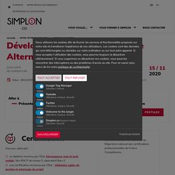 Développeur web et web mobile Alternance Décembre 2020 - Simplon.co - Fabriques labellisées Grande Ecole du Numérique - In Code We Trust #frenchtech #ess #empowerment