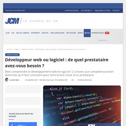 Développeur web ou logiciel : quel prestataire choisir ?