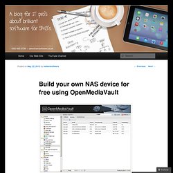 Build your own NAS device for free using OpenMediaVault