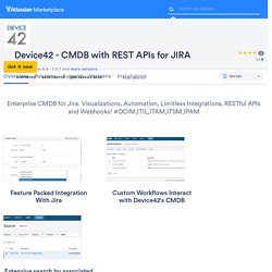 Device42 - CMDB with REST APIs for JIRA
