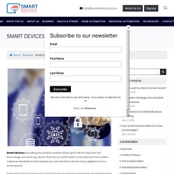 Smart Devices For Global Business Marketing