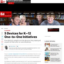 5 Devices for K–12 One-to-One Initiatives