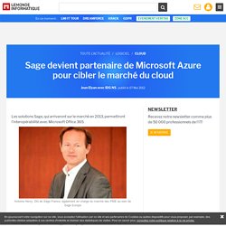 Sage devient partenaire de Microsoft Azure pour cibler le marché du cloud