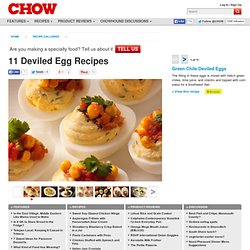 11 Deviled Egg Recipes : Green Chile Deviled Eggs