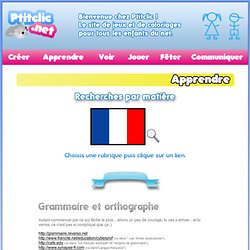 SOS devoirs proposé aux enfants et à leurs parents par Ptitclic : la langue française