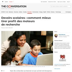 Devoirs scolaires : comment mieux tirer profit des moteurs de recherche