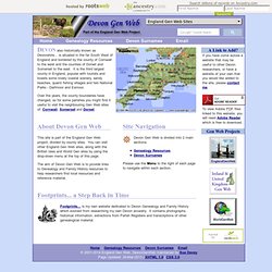 Devon Gen Web - Genealogy and Family History
