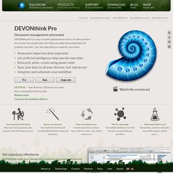 DEVONthink Pro — Powerful document management for Mac