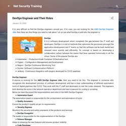 DevOps Engineer and Their Roles