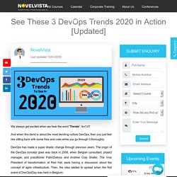 See These 3 DevOps Trends 2020 in Action [Updated]