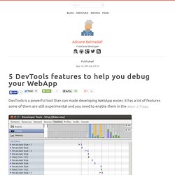 5 DevTools features to help you debug your WebApp — Adnane Belmadiaf's Blog