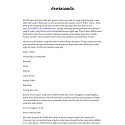 dewiananda — Blog Freely