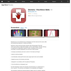 ‎Dexteria - Fine Motor Skills on the App Store