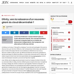Dfinity, vers la naissance d'un nouveau géant du cloud décentralisé ?