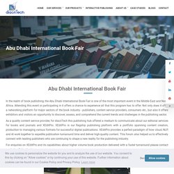Abu Dhabi International Book Fair - Diacritech