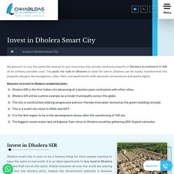 Invest in Plots/Land for Sale in Dholera Sir