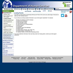 DHS - Parent Locator Resources