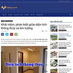 Diện tích thông thủy là gì? Phân biệt thông thủy, tim tường