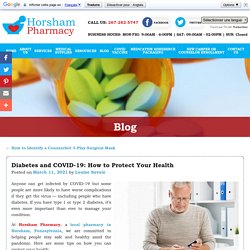 Diabetes and COVID-19: How to Protect Your Health