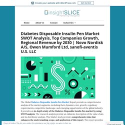Diabetes Disposable Insulin Pen Market SWOT Analysis, Top Companies Growth, Regional Revenue by 2030