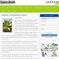 Diabetes: A Homeopathic Journey