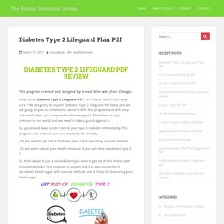 Diabetes Type 2 Lifeguard Plan Pdf