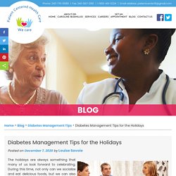 Diabetes Management Tips for the Holidays