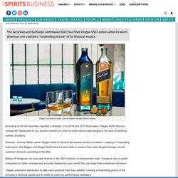 Diageo pays $5m fine over ‘misleading’ sales