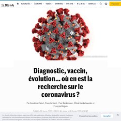 LE MONDE 03/02/20 Diagnostic, vaccin, évolution… où en est la recherche sur le coronavirus ?