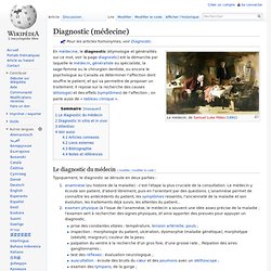Diagnostic (médecine)