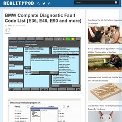 Bmw e36 fault code 1222 #1