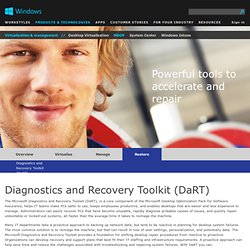 Microsoft Diagnostics and Recovery Toolset