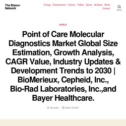 Point of Care Molecular Diagnostics Market Global Size Estimation, Growth Analysis, CAGR Value, Industry Updates & Development Trends to 2030