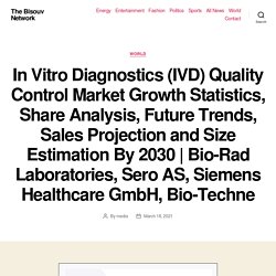 In Vitro Diagnostics (IVD) Quality Control Market Growth Statistics, Share Analysis, Future Trends, Sales Projection and Size Estimation By 2030