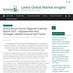 Global Breast Cancer Diagnostics Market Report 2021 - Opportunities And Strategies, Market Forecast And Trends - Latest Global Market Insights