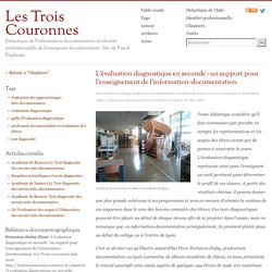 L’évaluation diagnostique en seconde : un support pour l’enseignement de l’information-documentation