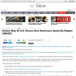 Dialect Map Of U.S. Shows How Americans Speak By Region (IMAGE)