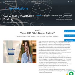 Out Bound Dialing Services India - KYI Solutions
