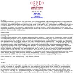 Orfeo: A Dialog between Robert Hunter and Terence McKenna