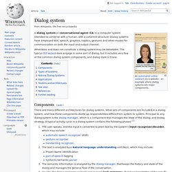 Dialog system - Wikipedia