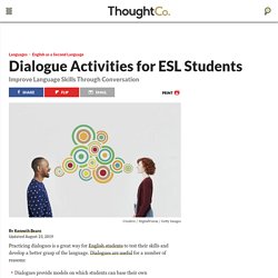 Dialogue Activities for ESL Students