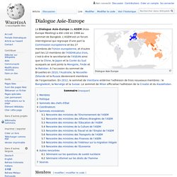 Dialogue Asie-Europe