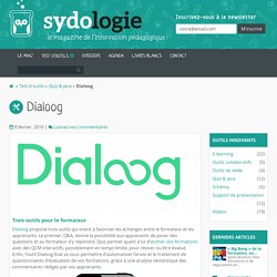 Dialoog : Q&A, Quiz et DialoogEval - Sydologie