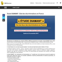 Etude DIAMANT : Etat des discriminations en France