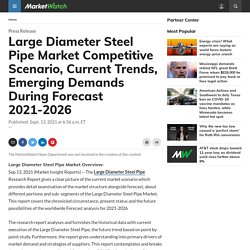 Large Diameter Steel Pipe Market Competitive Scenario, Current Trends, Emerging Demands During Forecast 2021-2026